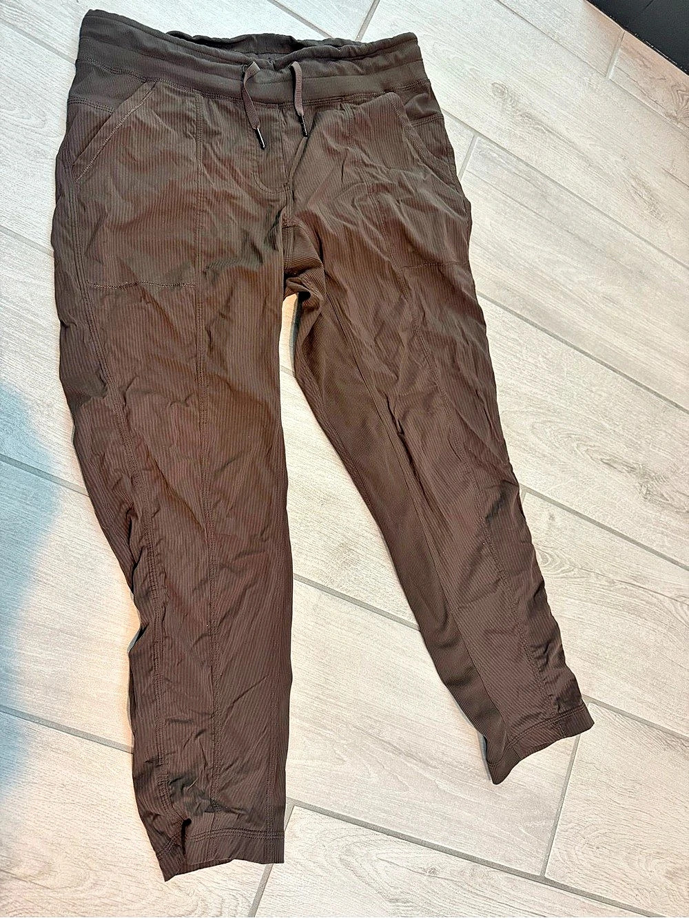 lululemon Street to Studio Pant Brown Joggers Size 8